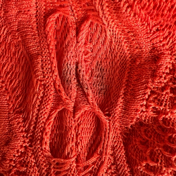 Coogi Australia Orange Sleeveless Sweater Dress Long 100% Mercerised Cotton SZ S - Picture 12 of 13